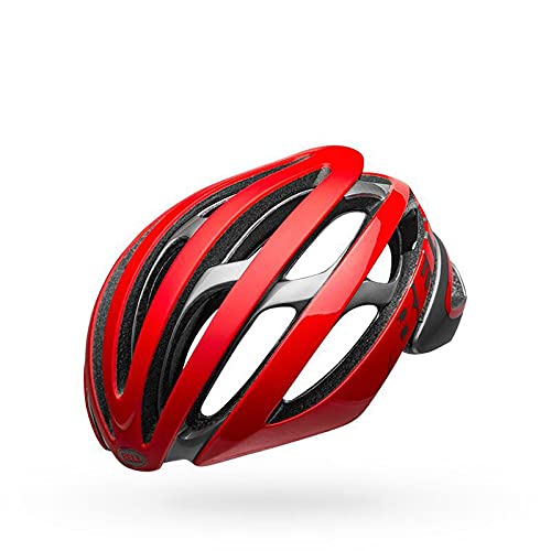 Bell Z20 MIPS Casco de bicicleta de carretera para adultos - Bell, Small (52-56 cm), Rojo brillante/Gris (2020)