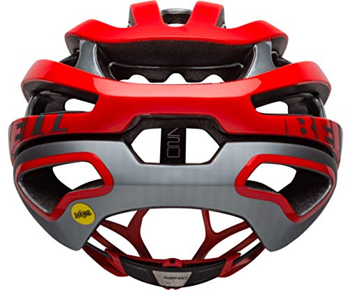 BELL Z20 MIPS Casco de Ciclismo Road, Unisex Adulto, Remix Mate/Rojo Brillante/Gris, M | 55-59cm