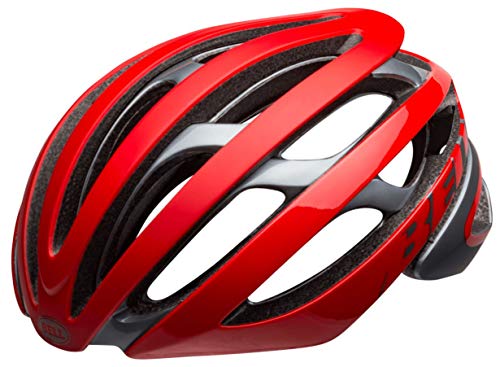 BELL Z20 MIPS Casco de Ciclismo Road, Unisex Adulto, Remix Mate/Rojo Brillante/Gris, M | 55-59cm