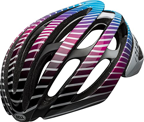 Bell Z20 MIPS - Casco para bicicleta de carretera para adultos, color morado brillante/azul/blanco (2021), grande (58-62 cm)