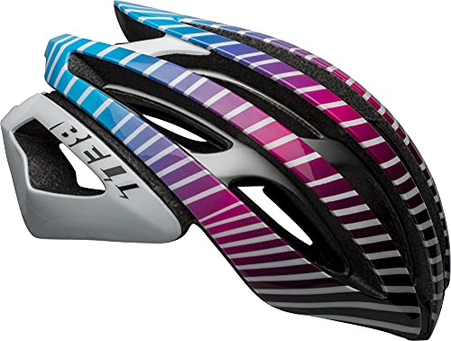 Bell Z20 MIPS - Casco para bicicleta de carretera para adultos, color morado brillante/azul/blanco (2021), grande (58-62 cm)