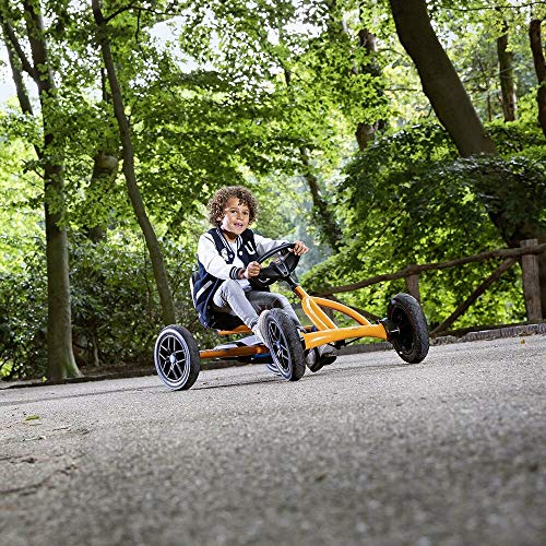 BERG Pedal Gokart Buddy B-Orange | Coche de Pedales, Seguro y Estabilidad, Juguete para niños Adecuado para niños de 3 a 8 años