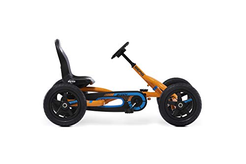 BERG Pedal Gokart Buddy B-Orange | Coche de Pedales, Seguro y Estabilidad, Juguete para niños Adecuado para niños de 3 a 8 años