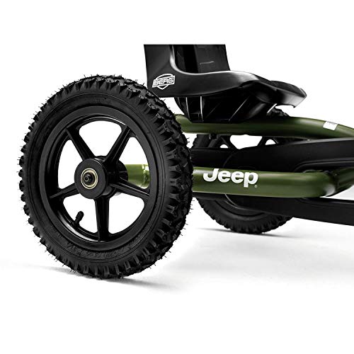 BERG Pedal Gokart Buddy Jeep Junior | Coche de Pedales, Seguro y Estabilidad, Juguete para niños Adecuado para niños de 3 a 8 años