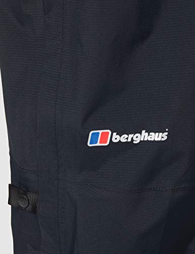 Berghaus Regenhose Standard Leg Paclite Pants Pantalones para Caminar, Uomo, Black, S