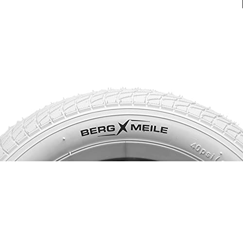 BERGMEILE | 2X neumáticos de 12 Pulgadas (57-203) en Blanco | neumáticos Blancos para niños de 12 1/2 x 2 1/4 | neumáticos de Bicicleta de 12 Pulgadas