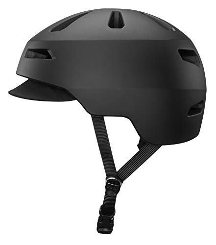 Bern Brentwood 2.0 Matte Black Visor-Large Casco, Unisex Adulto, Negro