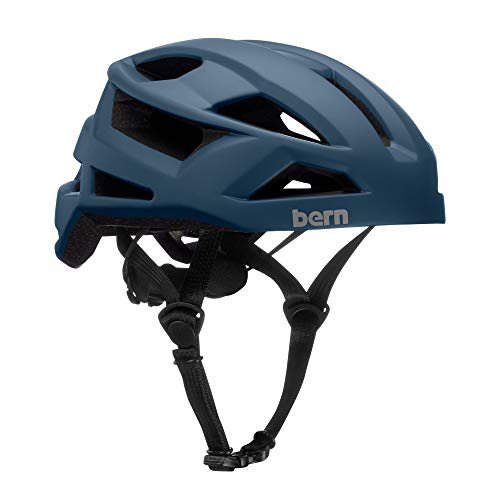 Bern FL-1 Libre Matte Muted Teal-Medium Casco de Bici, Unisex Adulto, Azul Oscuro