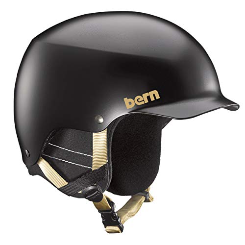 Bern Muse EPS with Crankfit Casco, Unisex, Negro Satinado, M