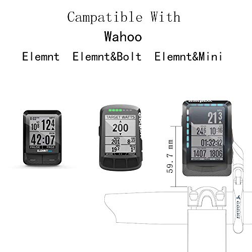 Best Tek Wahoo Elemnt Soporte de perno, Wahoo para Wahoo Elemnt, Wahoo Elemnt Bolt, Wahoo Elemnt Mini, Gopro y adaptador de luz para bicicleta, Wahoo Mount 02