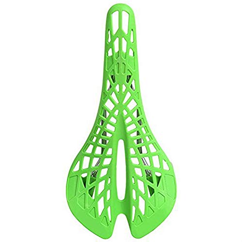 Bestine - Sillín de bicicleta de fibra de carbono hueco para sillín de bicicleta, diseño ergonómico, antideslizante e impermeable, cómodo cojín accesorios para bicicleta de montaña MTB carretera