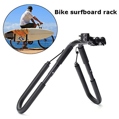 Bestlymood Estante De Bicicleta Tabla De Surf Portador De Surf De Bicicleta Montar A Los Postes del Asiento