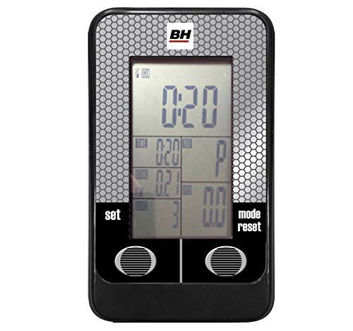 BH Fitness KHRONOS 10005713 Ciclismo indoor a fricción - 20 Kg - Freno de emergencia - Manillar de triatlón