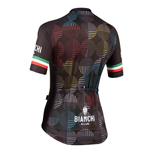 Bianchi Milano Ancipa - Camiseta de Ciclismo de Manga Corta para Mujer, Talla S