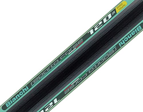 Bianchi - Tapa Reparto Corse 700x28 / 28-622 color negro/azul cielo código C4901428