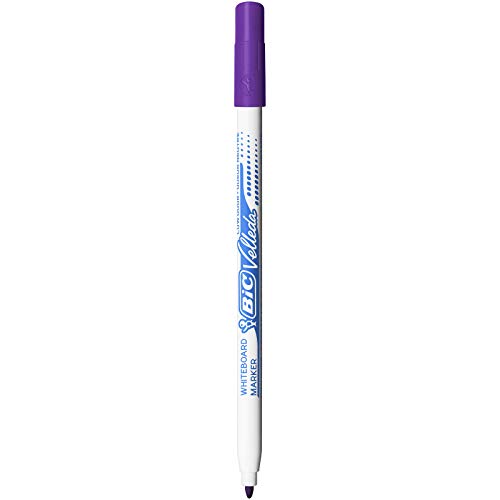 BIC Velleda Cliiip Set - Incluye pizarra blanca (21 x 31 cm), 8 rotuladores finos y borrador para actividades creativas en casa y el colegio