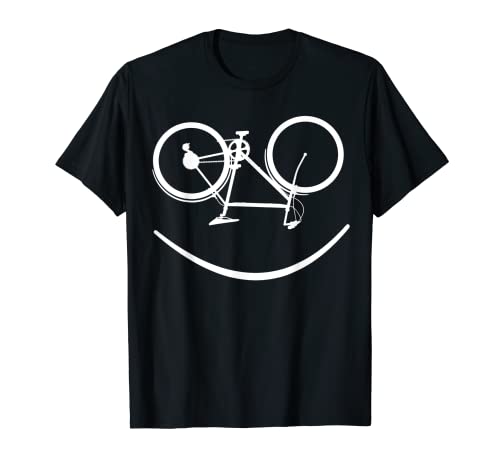 Bicicleta Amor bicicleta de montaña bicicleta de carretera cara divertida Camiseta
