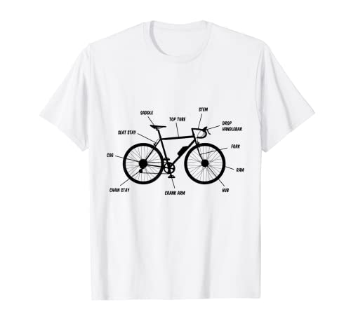 Bicicleta Bicicleta Definición Descripción Arte Ilustración Camiseta