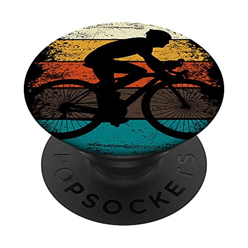 Bicicleta de carreras Retro Road Bike Racing Bike Rider PopSockets PopGrip Intercambiable