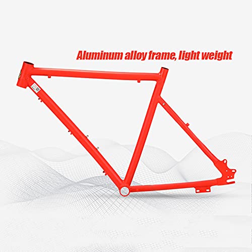 Bicicleta de carretera, Bicicleta de carretera de aluminio ultraligera de 3 velocidades, Bicicleta de carreras híbrida deportiva para adultos, Rueda 700C, No es fácil de deformar/Orange / 169x