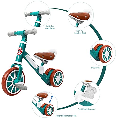Bicicleta de Equilibrio para Niños | Triciclo para Bebés de 18 a 36 Meses| Correpasillos Juguetes Bebes |Primera Bicicleta de bebé Regalo de cumpleaños para el bebé