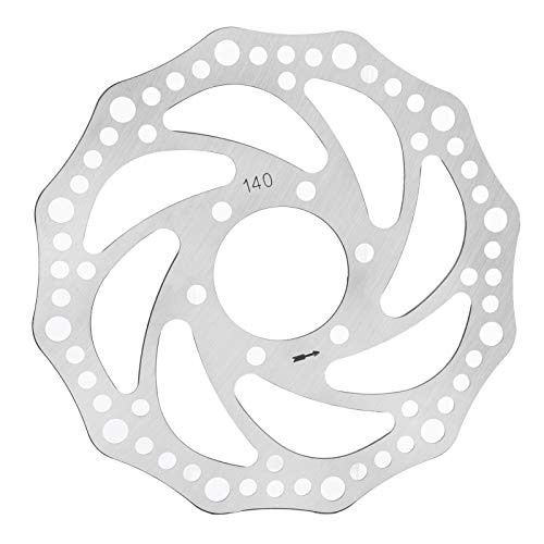 Bicicleta de montaña Freno de disco mecánico 5.5in Diámetro 1.5in Diámetro interior Resistencia a la fricción de grano completo Perfecto para bicicletas plegables de scooter eléctrico