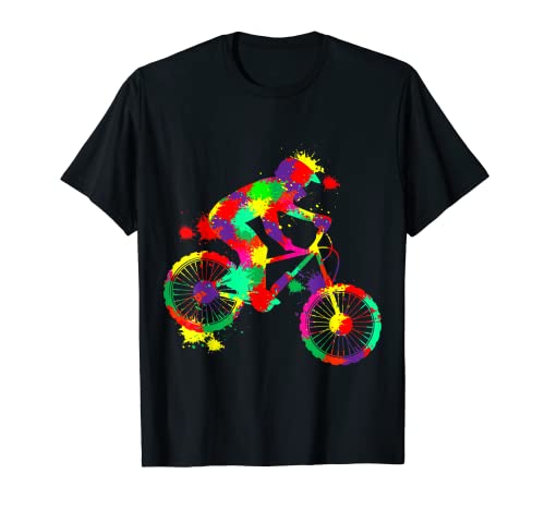 Bicicleta de montaña MTB Descenso Ciclismo Ciclista Niños Camiseta
