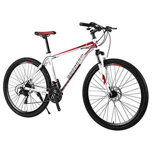 Bicicleta De Montaña Para Hombres De 21 Velocidades Freno De Doble Disco 29 Pulgadas Bicicletas Urbanas Todo Terreno Solo Para Adultos Ciclismo Al Aire Libre Suspensión Delantera De Cola Dura,B