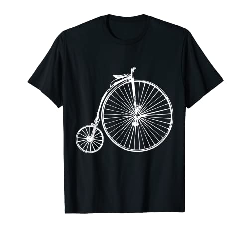 Bicicleta de rueda grande antigua victoriana Camiseta