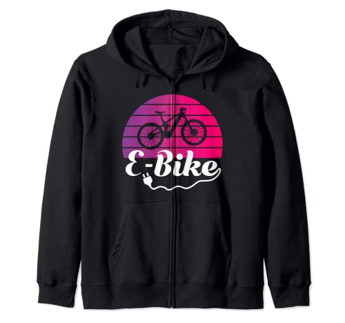 Bicicleta eléctrica Downhill Vintage Retro Sudadera con Capucha