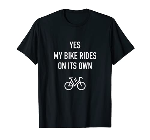 Bicicleta eléctrica EBike Sí, mi bicicleta viaja sola Camiseta