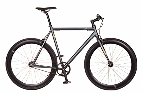 Bicicleta Fixie/Single Crest Estate Gris Aluminio, tamaño XS - XXL (M 54)
