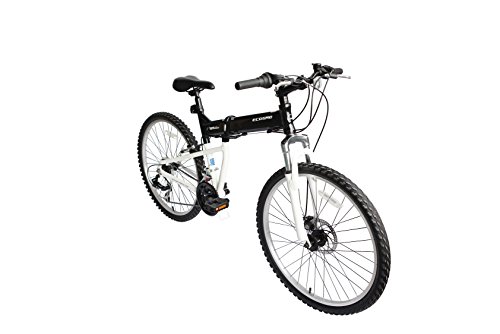 Bicicleta Mtb Plegable Ecosmo 26Af18Bl con Ruedas de 26", Marco de Aluminio, Cambios Shimano