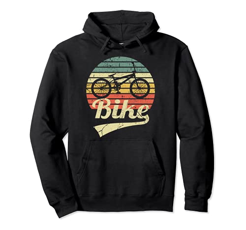 Bicicleta Retro Vintage Dirt Biker MTB Mountain Biker Sudadera con Capucha