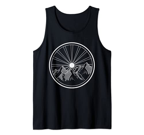 Bicicleta Ruedas Mountain Bike Lover Bike Rider MTB Camiseta sin Mangas