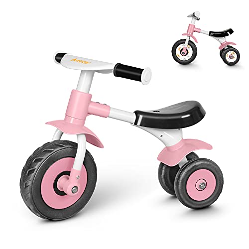 Bicicleta sin Pedales 1 Año - 2 años,Bicicleta Bebe,Bicicleta sin Pedales Bebe,Bicicleta Equilibrio,Rosa