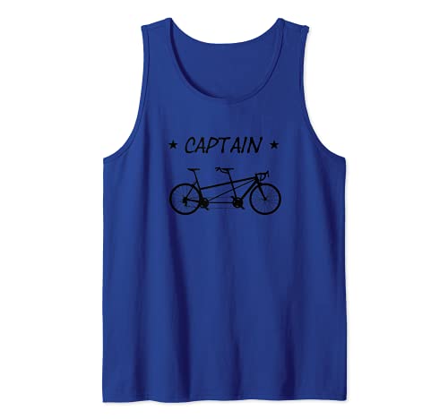 Bicicleta tándem Capitán Bicicleta para dos personas Camiseta sin Mangas