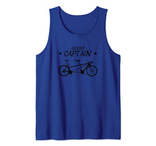 Bicicleta tándem Second Captain Bicicleta para dos personas Camiseta sin Mangas