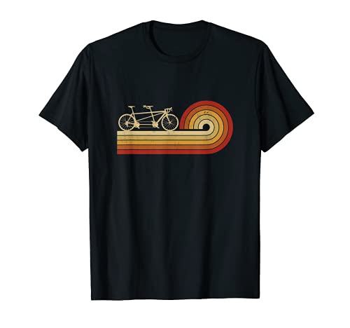 Bicicleta Tandem Vintage Ciclista Dos Personas Bicicleta Bicicleta Camiseta