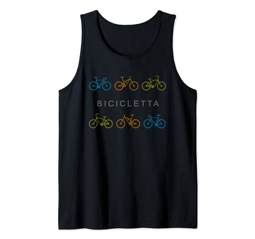 Bicicletta Italiana Bicicleta Camiseta sin Mangas
