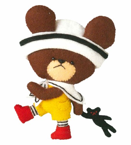 Bicycle travel KG-3 of Jackie "School of bears" San felt felt mascot kit (japan import)