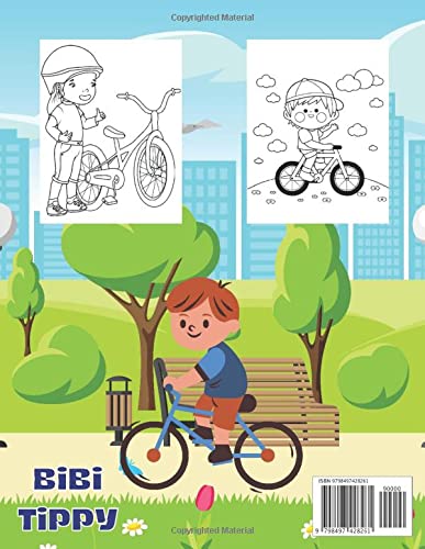 Bike Coloring Book: Bike Coloring Book For Kid ( Pika Mark Coloring Book ) 2