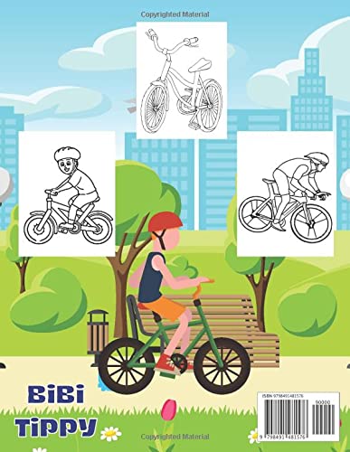 Bike Coloring Book: Bike Coloring Book For Kid ( Pika Mark Coloring Book )