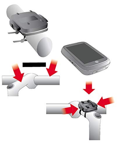 BikePilot ²+ Blaupunkt Bicicleta,Bicicleta,Senderismo,Sistema de navegación GPS al Aire Libre,Pantalla capacitiva de 3,5 Pulgadas,45 países Europeos,Función de Circuito,Brújula electrónica,Geocaching