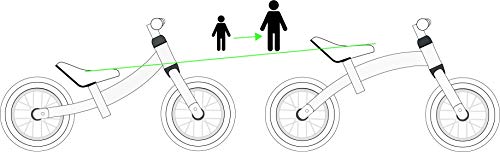 BIKESTAR 2-en-1 Bicicleta sin Pedales para niños y niñas 3-4 años | Bici con Ruedas de 12" Edición Sport | Verde