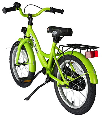 bike*star 40.6cm (16 pulgada) Bicicleta para niños - Clásico - Verde