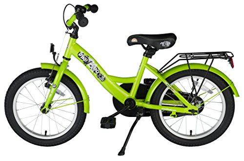 bike*star 40.6cm (16 pulgada) Bicicleta para niños - Clásico - Verde