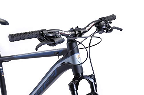 BIKESTAR Bicicleta de montaña Hardtail de Aluminio, 21 Marchas Shimano 27.5" Pulgadas | Mountainbike con Frenos de Disco Cuadro 18" MTB | Azul