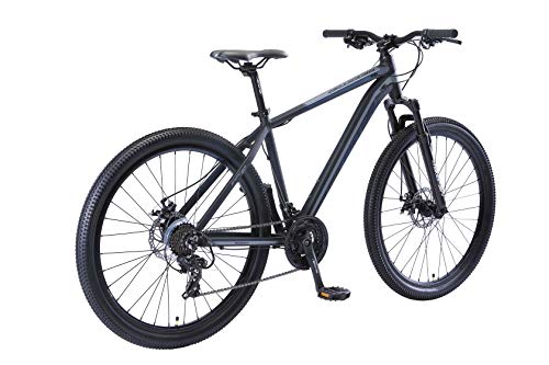 BIKESTAR Bicicleta de montaña Hardtail de Aluminio, 21 Marchas Shimano 27.5" Pulgadas | Mountainbike con Frenos de Disco Cuadro 18" MTB | Azul