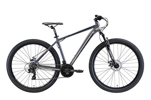 BIKESTAR Bicicleta de montaña Hardtail de Aluminio, 21 Marchas Shimano 29" Pulgadas | Mountainbike con Frenos de Disco Cuadro 19" MTB | Azul